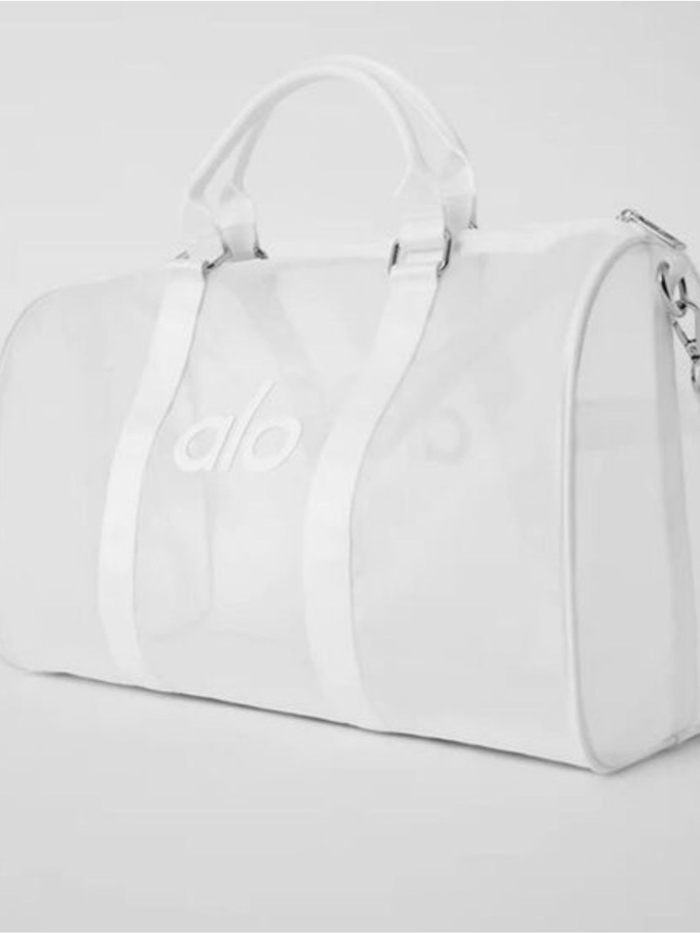 Alo White Weekend Duffle Bag